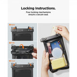 Spigen Vedenkestävä Kotelo Aqua Shield Dual Pocket Musta