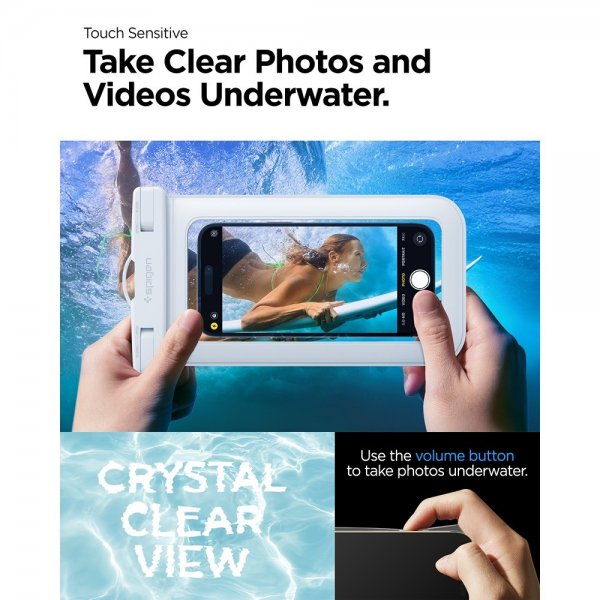 Spigen Vettentåligt Fodral Aqua Shield Valkoinen