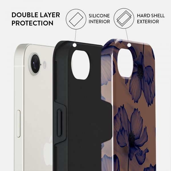 Burga iPhone 16e/iPhone 17e Kuori Tough MagSafe Velvet Night
