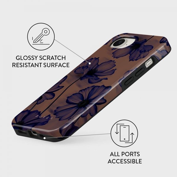 Burga iPhone 16e/iPhone 17e Kuori Tough MagSafe Velvet Night