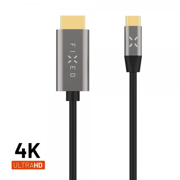 Kiinteä videokaapeli USB-C–HDMI 4K/60Hz 2m