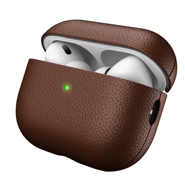 KeyBudz AirPods Pro 2 -kuori, Artisan Series, ruskea