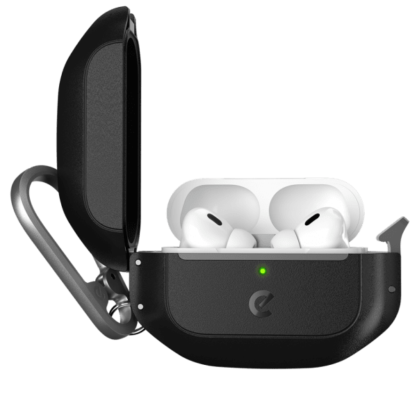 KeyBudz AirPods Pro 2 kuoret Element Series Carbon Black