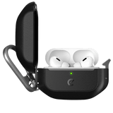 KeyBudz AirPods Pro 2 kuoret Element Series Carbon Black