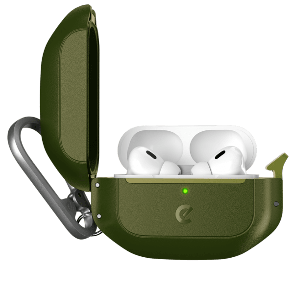 KeyBudz AirPods Pro 2 -suojakuori Element Series Forest Green