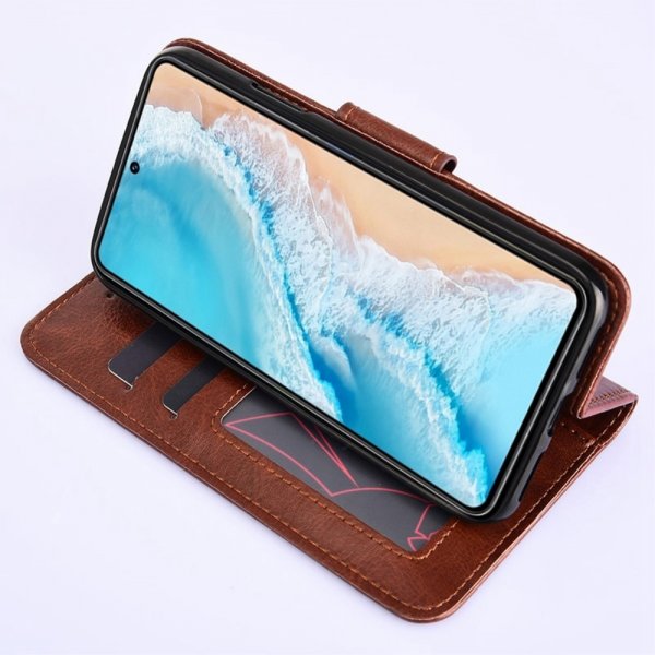 Vivo X80 Pro suojakotelo, jossa korttipaikka, sininen