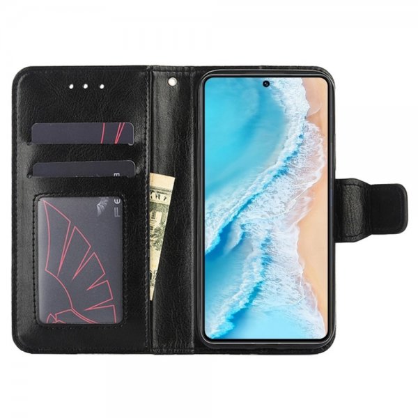 Vivo X80 Pro suojakotelo korttipaikalla, musta