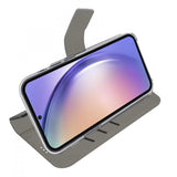 Celly Samsung Galaxy A55 -suojakotelo Wally Wallet Case, musta
