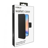 Celly Samsung Galaxy A33/A34 Fodral Wally Wallet Case Svart