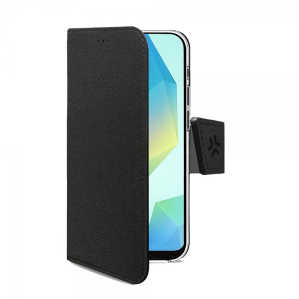 Celly Samsung Galaxy A17 -suojakotelo Wally Wallet Case, musta