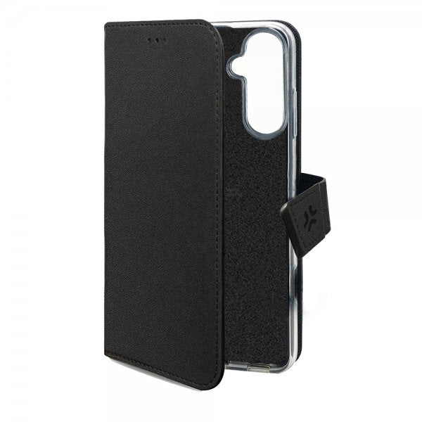 Celly Samsung Galaxy A17 -suojakotelo Wally Wallet Case, musta