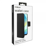 Celly Samsung Galaxy A17 -suojakotelo Wally Wallet Case, musta