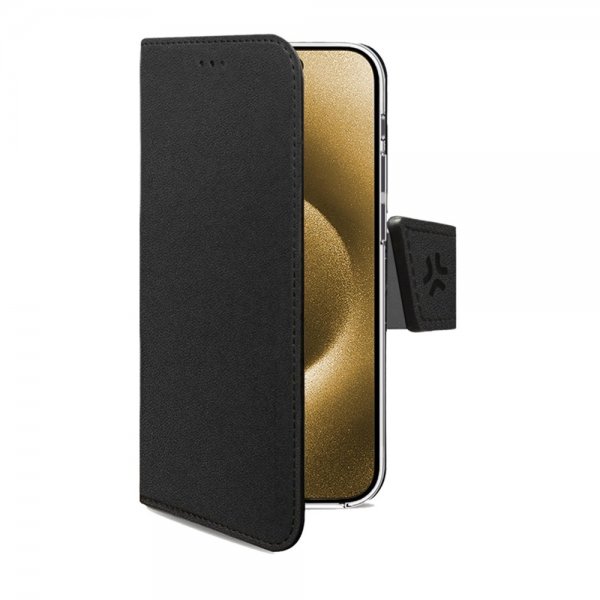 Celly iPhone 17 Pro Max -kotelo, Wally Wallet Case, musta