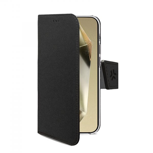Celly Samsung Galaxy S26 Ultra -suojakotelo Wally Wallet Case, musta
