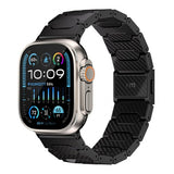 Just Mobile Apple Watch 44/45/46mm/Apple Watch Ultra -hihna hiilikuitua