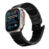 Just Mobile Apple Watch 44/45/46mm/Apple Watch Ultra -hihna hiilikuitua