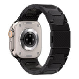 Just Mobile Apple Watch 44/45/46mm/Apple Watch Ultra -hihna hiilikuitua