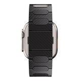 Just Mobile Apple Watch 44/45/46mm/Apple Watch Ultra -hihna hiilikuitua
