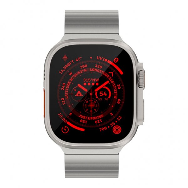 Just Mobile Apple Watch Ultra 49 mm ranneke, titaani DLC