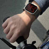 Just Mobile Apple Watch Ultra 49 mm ranneke, titaani DLC