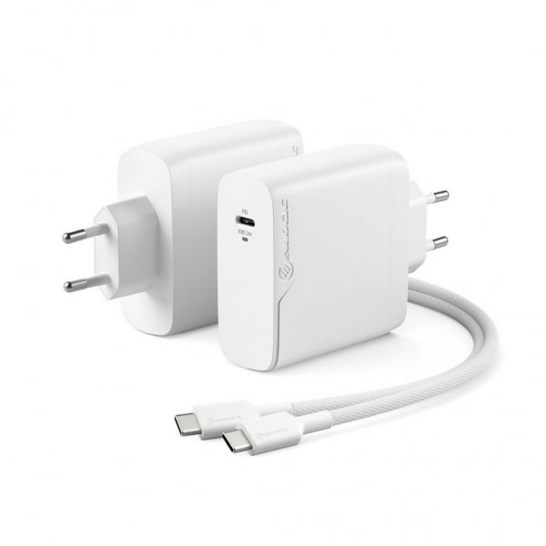 ALOGIC Rapid Power 100W GaN -laturi sis. 2 m USB-C-latauskaapelin