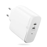 ALOGIC Rapid Power 2-porttinen (45+18W) GaN-laturi sis. 2 m USB-C-latauskaapelin