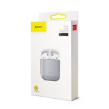 Baseus AirPods 1/2 kuori, silikonia, harmaa