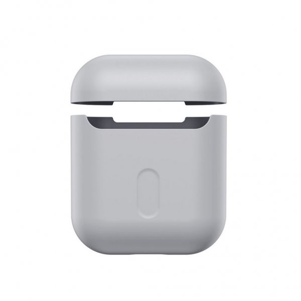 Baseus AirPods 1/2 kuori, silikonia, harmaa