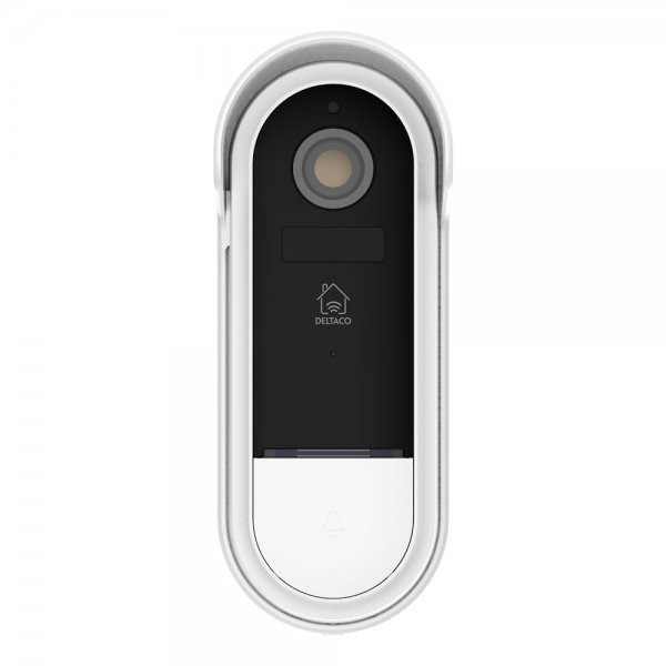 Deltaco Smart Home WiFi-ovikello kameralla IP65