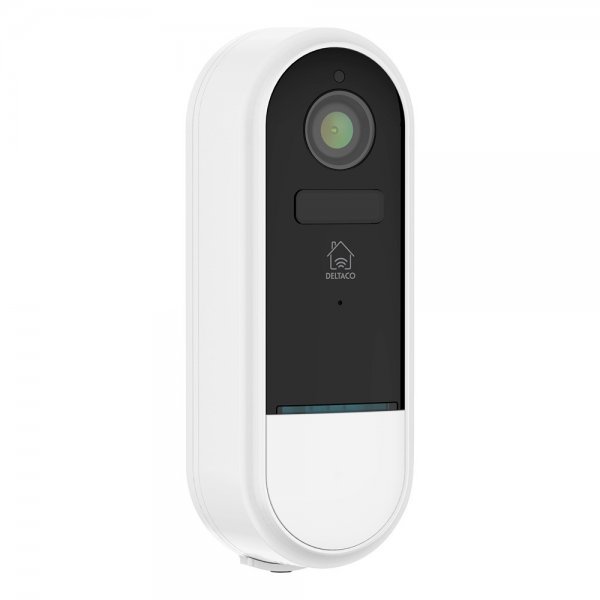 Deltaco Smart Home WiFi-ovikello kameralla IP65