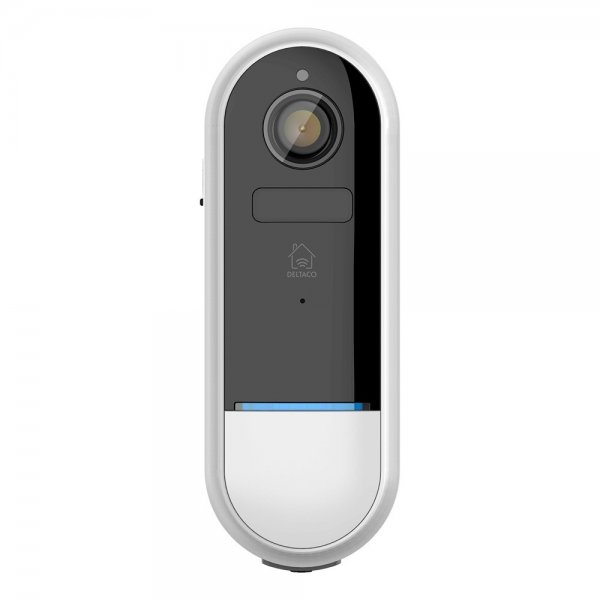 Deltaco Smart Home WiFi-ovikello kameralla IP65