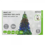 Deltaco Smart Home WiFi-joulukuusivalot RGB IP44 2m