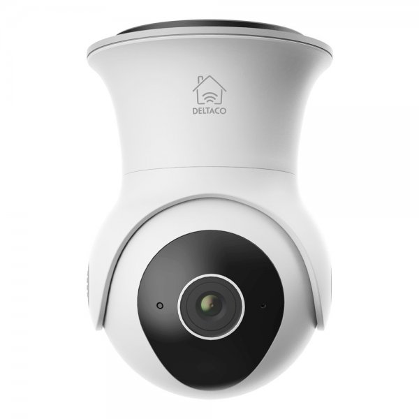 Deltaco Smart Home WiFi-kamera moottoroidulla panorointi- ja kallistustoiminnolla ulkokäyttöön IP65