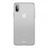 Baseus iPhone Xs Max -suojakuori, Wing Case, valkoinen