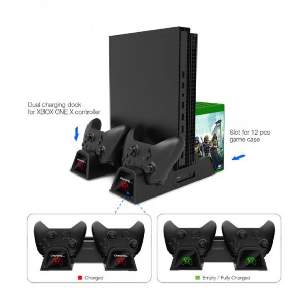 Dobe Xbox One X/S -telakointiasema, monitoiminen