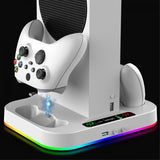 Ipega Xbox Series S telakointiasema tuulettimella ja RGB-valaistuksella