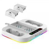 Ipega Xbox Series S telakointiasema tuulettimella ja RGB-valaistuksella