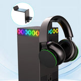 Ipega Xbox Series X -jäähdytystuuletin RGB-valolla ja kuulokepidikkeellä
