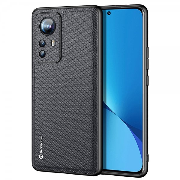 Dux Ducis Xiaomi 12/12X -suojakuori FINO Series, musta