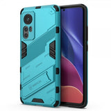 Xiaomi 12/12X Suojakuori jalustalla Syaani
