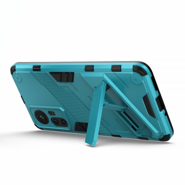 Xiaomi 12/12X Suojakuori jalustalla Syaani