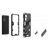 Xiaomi 12/12X Suojakuori jalustalla Syaani