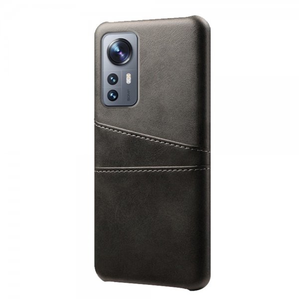 Xiaomi 12/12X Suojakuori kahdella Korttipaikalla Musta