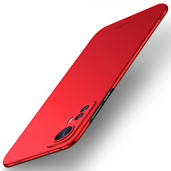 Mofi Xiaomi 12/12X Shield Slim -suojakuori, punainen