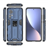 Xiaomi 12/12X Suojakuori Jalustatoiminto Sininen