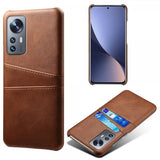 Xiaomi 12 Pro Suojakotelo kahdella korttipaikalla Ruskea