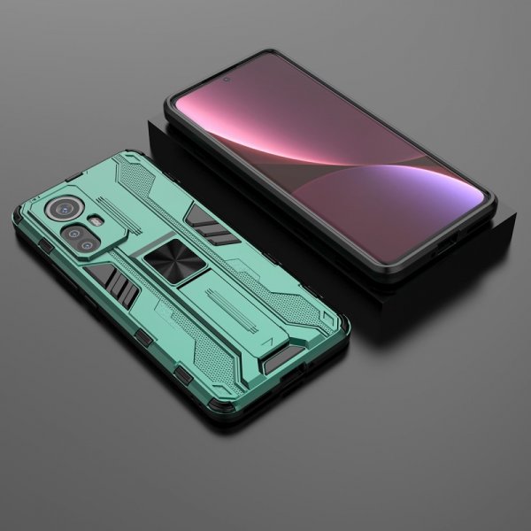 Xiaomi 12 Pro Kuoret Jalustatoiminnolla Vihreä