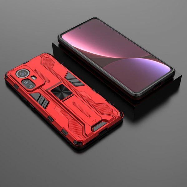 Xiaomi 12 Pro Kuoret Jalustatoiminnolla Punainen