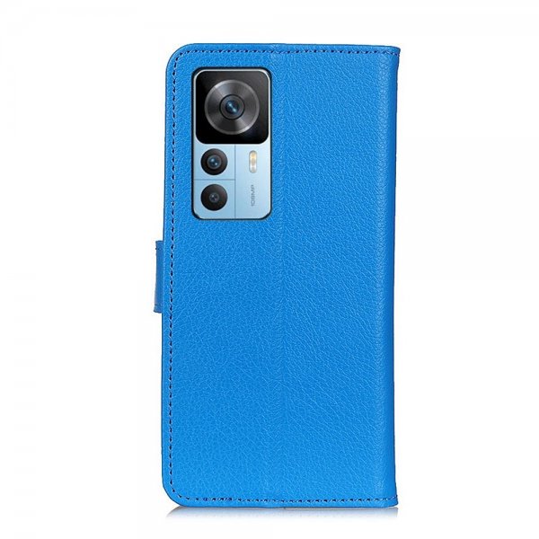 Xiaomi 12T/12T Pro Litchi-kuori Sininen