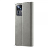 Lc.Imeeke Xiaomi 12T/12T Pro Kotelo Korttipaikalla Jalustatoiminto Harmaa